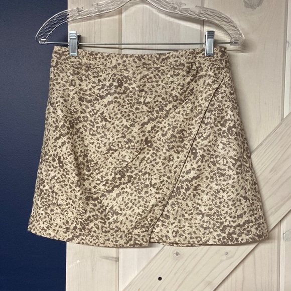 Free People Leopard Print Skirt - Picture 4 of 6